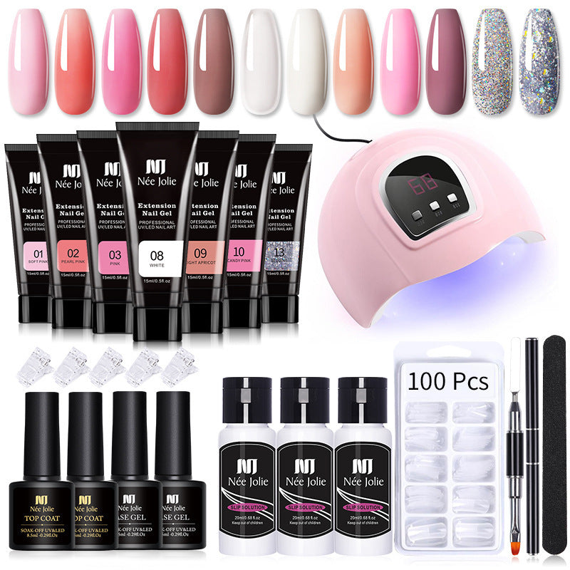 Popular 15ml Crystal Extended Glue Free Paper Cups Quick-drying Long-lasting Extended Glue Set Manicure Extended Glue Popular 15ml Crystal Extended Glue Free Paper Cups Quick-drying Long-lasting Extended Glue Set Manicure Extended Glue