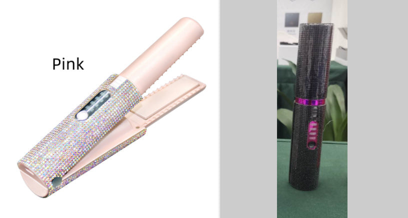 2-In-1 Electric USB Hair Straightening Brush Straightener Brush Multifunctional Comb Straightening Styler Hair Curler 2-In-1 Electric USB Hair Straightening Brush Straightener Brush Multifunctional Comb Straightening Styler Hair Curler