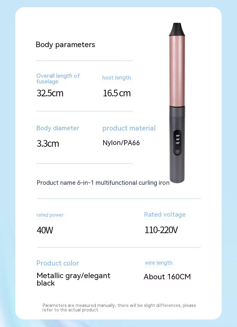 Multi-functional Modeling Hair Curler Multi-gear Temperature Control Lasting Shaping Multi-functional Modeling Hair Curler Multi-gear Temperature Control Lasting Shaping