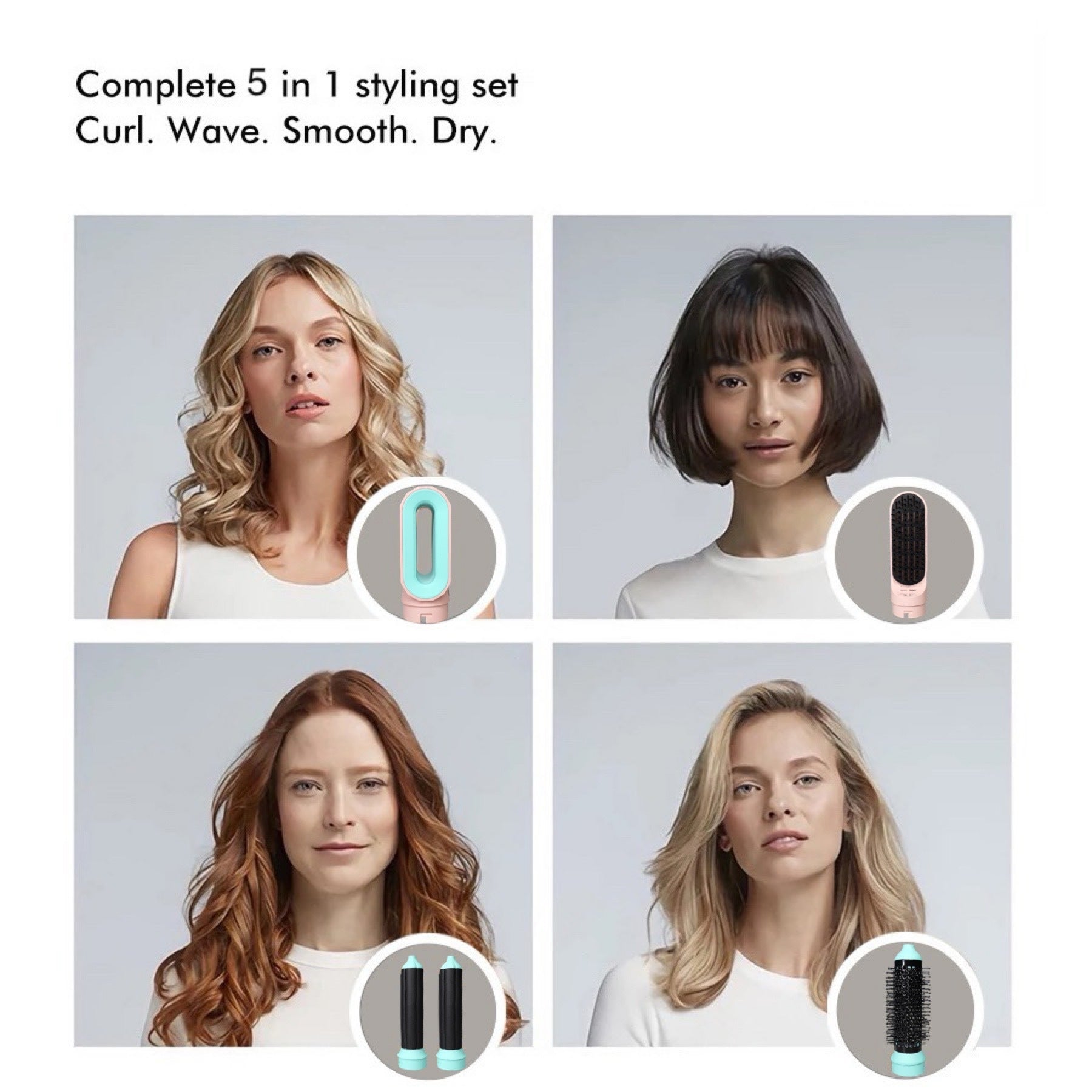 Multifunctional Hair Dryer Automatic Hair Curler Five-in-one Hairdressing Style Shaper Multifunctional Hair Dryer Automatic Hair Curler Five-in-one Hairdressing Style Shaper