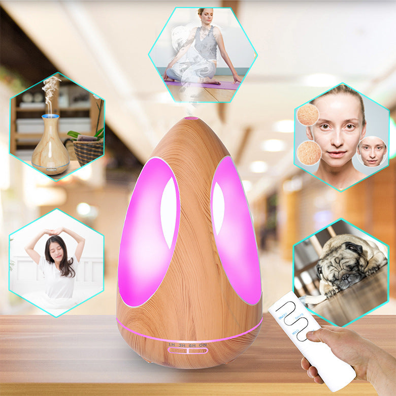 550ML Creative Air Humidifier Aroma Essential Oil Diffuser Cool Mist with Colorful LED Light for Yoga Spa Living Room 550ML Creative Air Humidifier Aroma Essential Oil Diffuser Cool Mist with Colorful LED Light for Yoga Spa Living Room