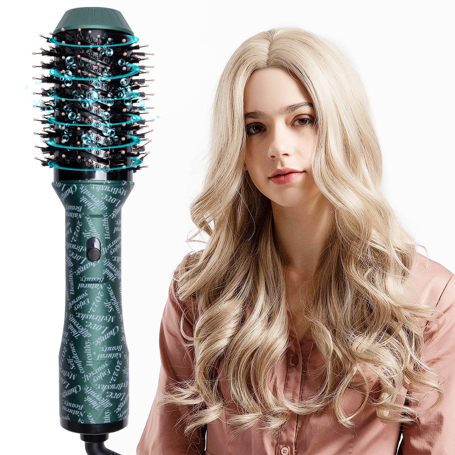 Hair Dryer Brush, Hot Air Brush With Enhanced Barrel, Blow Dryer Brush And Styler Volumize In One, Hair Dryer Multifunctional Ceramic Tourmaline Negative Ion Hot Air Styling Brush For Women Hair Dryer Brush, Hot Air Brush With Enhanced Barrel, Blow Dryer Brush And Styler Volumize In One, Hair Dryer Multifunctional Ceramic Tourmaline Negative Ion Hot Air Styling Brush For Women