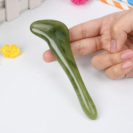 Handmade Natural Resin Face Point Guasha Massage Tool SPA Therapy Green Guasha Massage Sticks Handmade Natural Resin Face Point Guasha Massage Tool SPA Therapy Green Guasha Massage Sticks