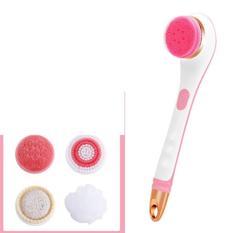 Electric Bath Brush Silicone Back Scrubber USB Rechargeable 2 Speeds Rotating Shower Brush Spa Waterproof Body Cleaning Brush Electric Bath Brush Silicone Back Scrubber USB Rechargeable 2 Speeds Rotating Shower Brush Spa Waterproof Body Cleaning Brush