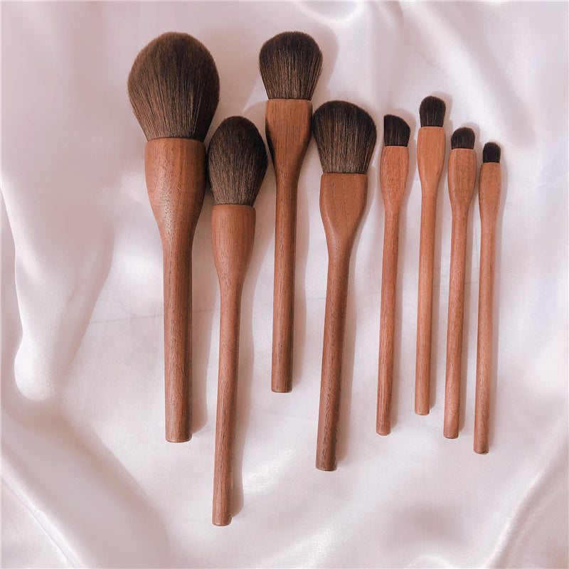 Wood Handle Makeup Brush Set Blush Brush Set Eye Eyeliner Powder Foundation Make Up Brushes Set Wood Handle Makeup Brush Set Blush Brush Set Eye Eyeliner Powder Foundation Make Up Brushes Set