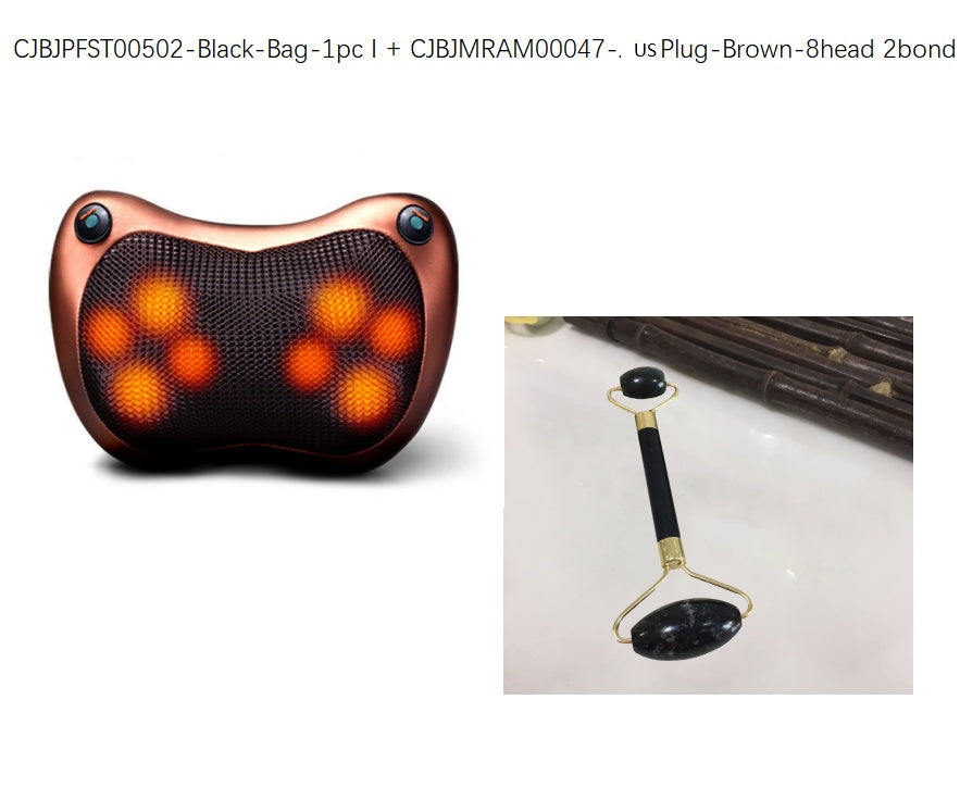 Electric Infrared Heating Kneading Neck Shoulder Back Body Spa Massage Pillow Car Chair Shiatsu Massager Masaj Device Electric Infrared Heating Kneading Neck Shoulder Back Body Spa Massage Pillow Car Chair Shiatsu Massager Masaj Device