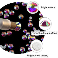 Nail Drill Round Resin AB Color Drill Set