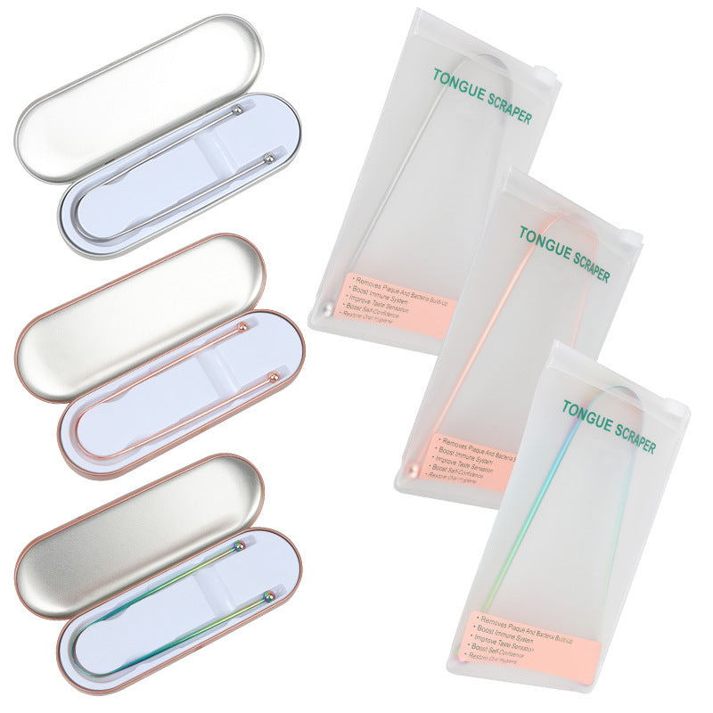 Tongue Scraper Cleaner Metal Cleaning Scraper for Men and Women Tongue Toothbrush Dental Oral Care Hygiene Tool Tongue Scraper Cleaner Metal Cleaning Scraper for Men and Women Tongue Toothbrush Dental Oral Care Hygiene Tool