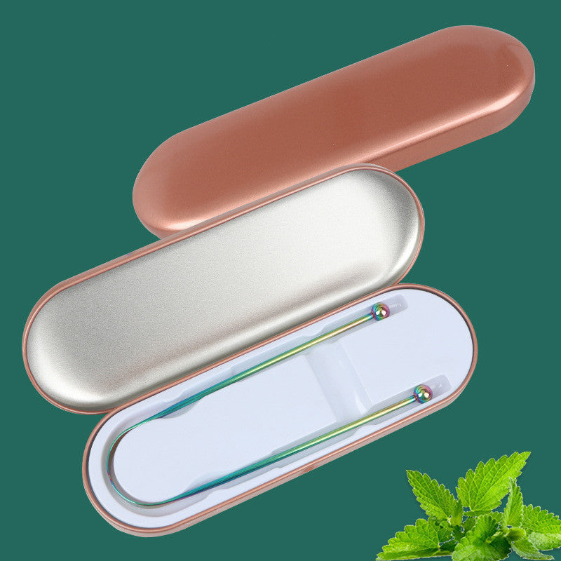 Tongue Scraper Cleaner Metal Cleaning Scraper for Men and Women Tongue Toothbrush Dental Oral Care Hygiene Tool Tongue Scraper Cleaner Metal Cleaning Scraper for Men and Women Tongue Toothbrush Dental Oral Care Hygiene Tool