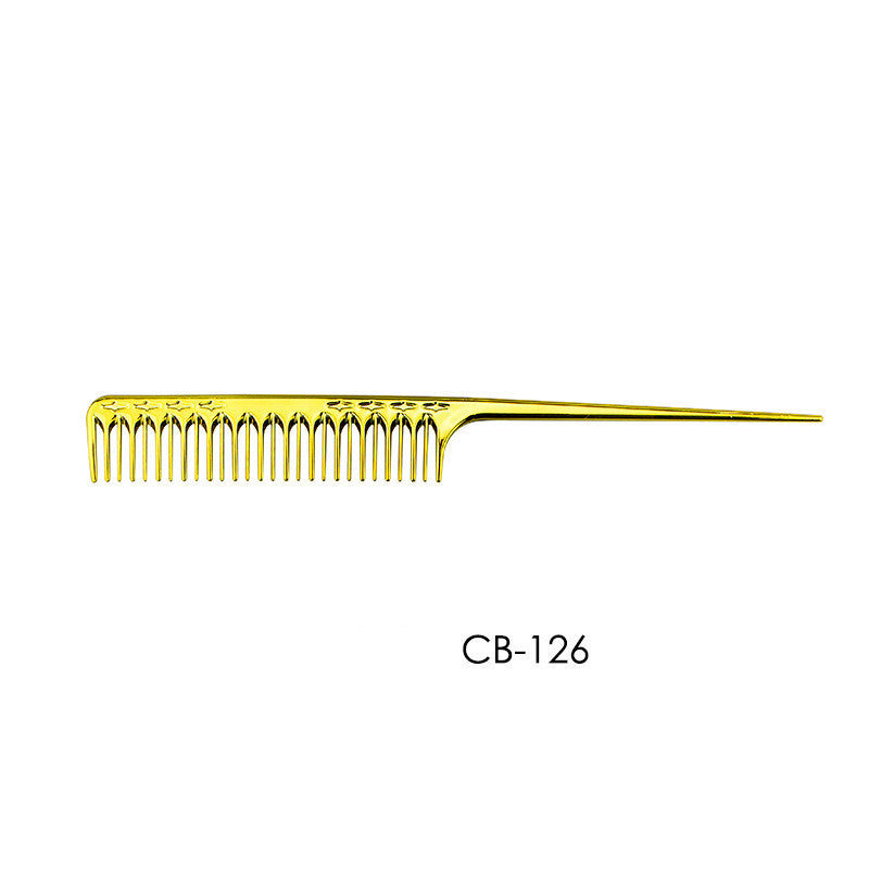 Electroplated Golden Hair Comb Professional Hairdresser Hair Salon Styling High Temperature Comb Electroplated Golden Hair Comb Professional Hairdresser Hair Salon Styling High Temperature Comb