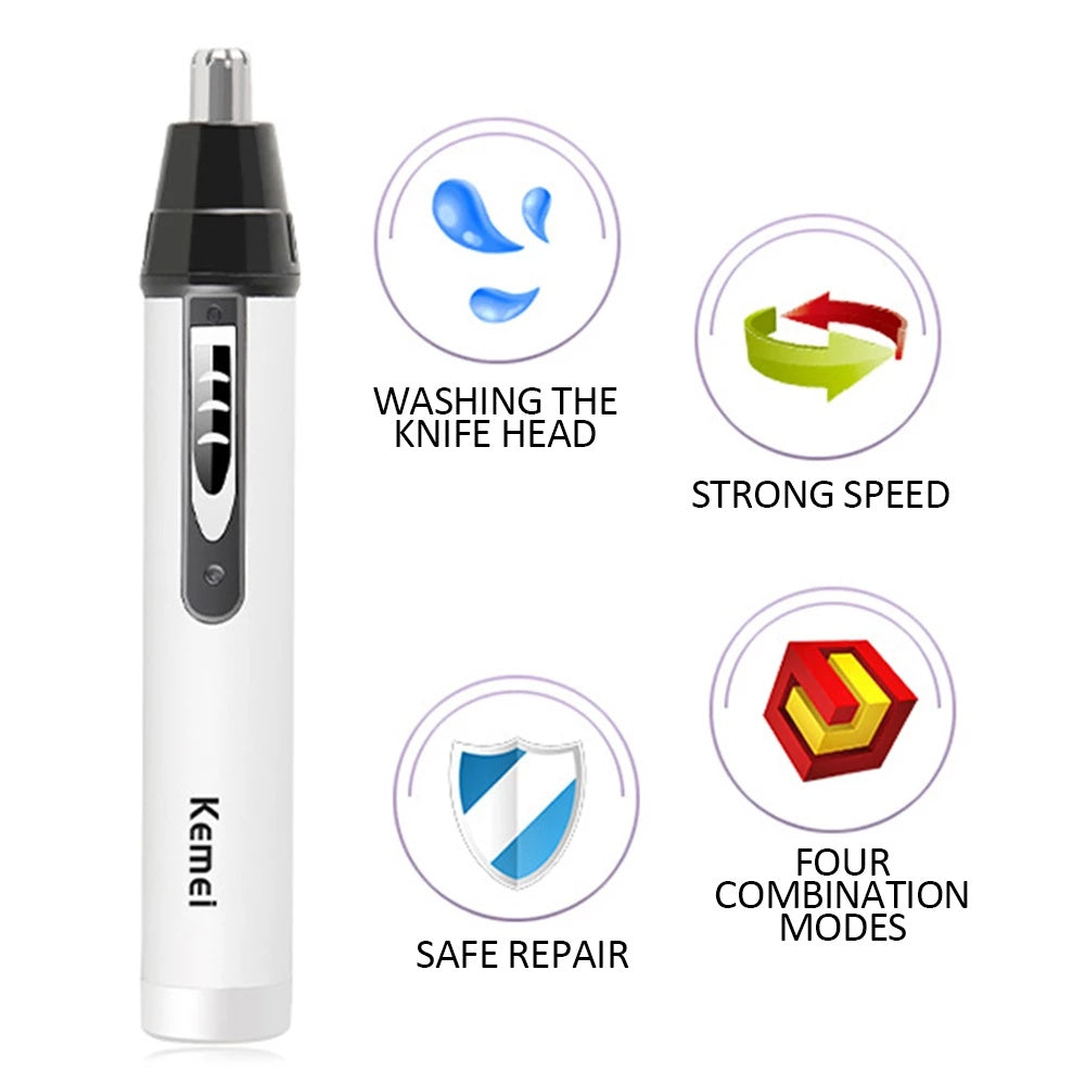 4 in1 Electric Nose Ear Trimmer Nasal Hair Cut Clipper Unisex Hair Removal Eyebrow Trimer Beard Shaving Machine Scissors Razor 4 in1 Electric Nose Ear Trimmer Nasal Hair Cut Clipper Unisex Hair Removal Eyebrow Trimer Beard Shaving Machine Scissors Razor