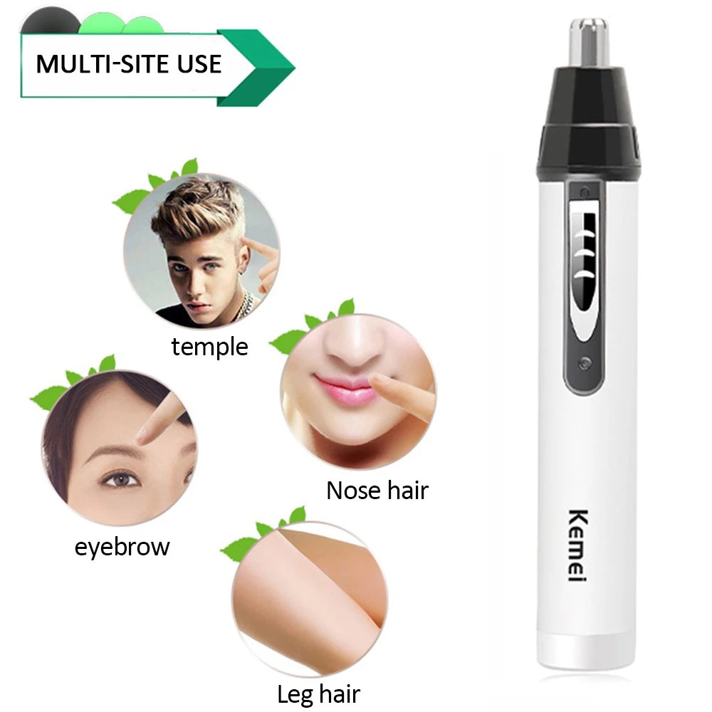 4 in1 Electric Nose Ear Trimmer Nasal Hair Cut Clipper Unisex Hair Removal Eyebrow Trimer Beard Shaving Machine Scissors Razor 4 in1 Electric Nose Ear Trimmer Nasal Hair Cut Clipper Unisex Hair Removal Eyebrow Trimer Beard Shaving Machine Scissors Razor