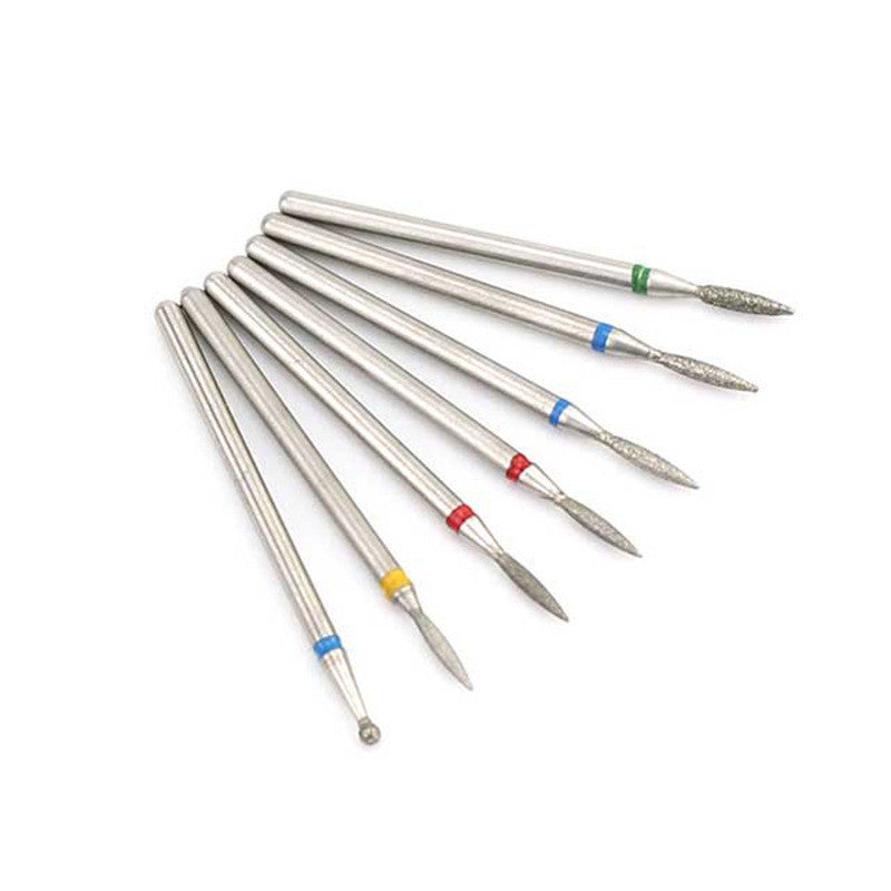 Nail Art Silver Grinding Head Tungsten Steel 7 Sets Diamond Grinding Head Nail Carving Polishing Head Nail Tools Nail Art Silver Grinding Head Tungsten Steel 7 Sets Diamond Grinding Head Nail Carving Polishing Head Nail Tools