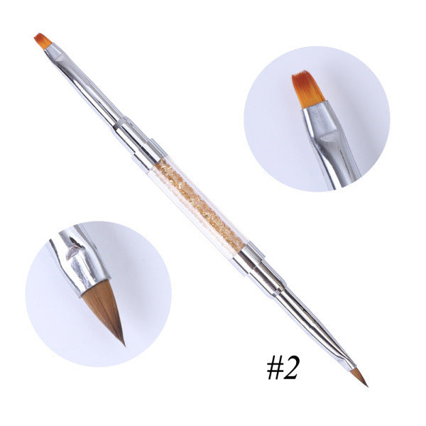 Nail Tools Alex Color Stick Drawing Flower Pen Dual Pen Diamond Inlaid Nail Pattern Nail Tools Alex Color Stick Drawing Flower Pen Dual Pen Diamond Inlaid Nail Pattern