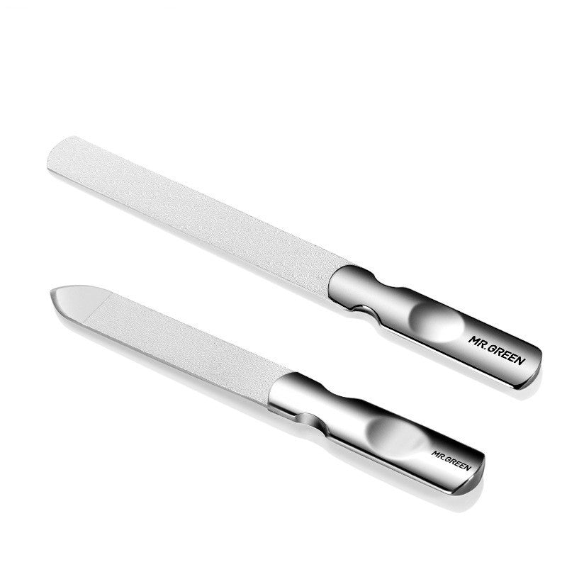 Double Sided Nail Files Stainless Steel Manicure Pedicure Grooming For Professional Finger Toe Nail Care Tools Double Sided Nail Files Stainless Steel Manicure Pedicure Grooming For Professional Finger Toe Nail Care Tools