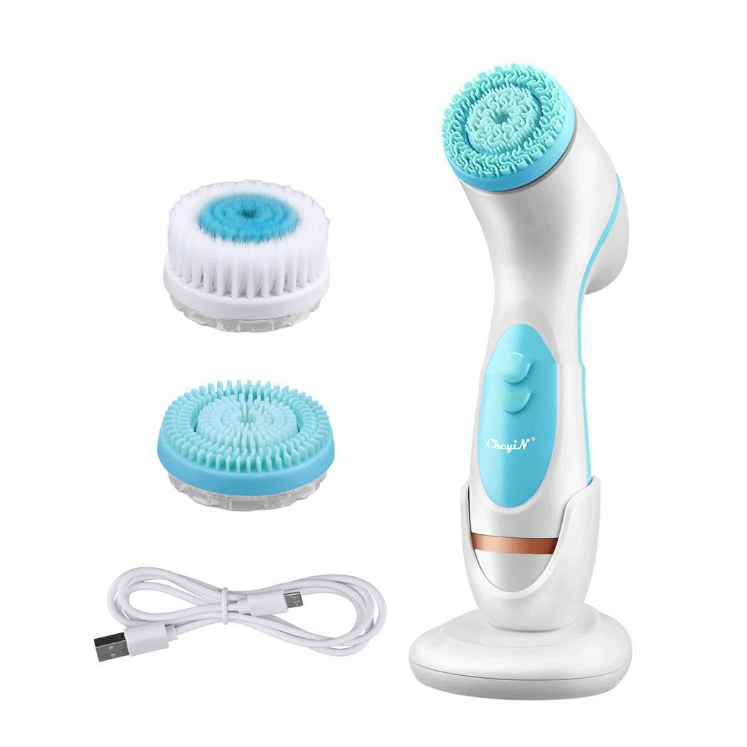 3-in-1 Multifunctional Silicone Face Neck Eye And Other Skin SPA Cleaning Massage Makeup Remover Facial Cleansing Instrument MR443 3-in-1 Multifunctional Silicone Face Neck Eye And Other Skin SPA Cleaning Massage Makeup Remover Facial Cleansing Instrument MR443