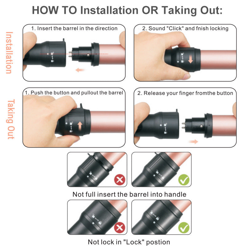 6 In1 Top-changing Curler Two-speed Indicator Light Multi-function Hair Curler 6 In1 Top-changing Curler Two-speed Indicator Light Multi-function Hair Curler