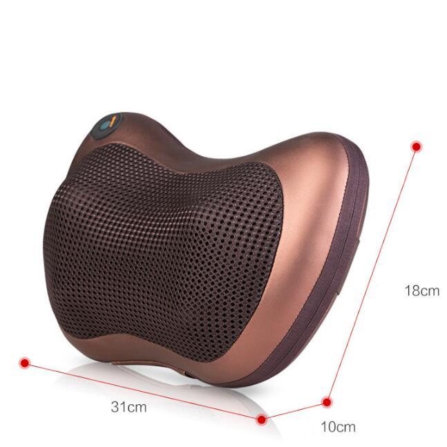 Electric Infrared Heating Kneading Neck Shoulder Back Body Spa Massage Pillow Car Chair Shiatsu Massager Masaj Device Electric Infrared Heating Kneading Neck Shoulder Back Body Spa Massage Pillow Car Chair Shiatsu Massager Masaj Device