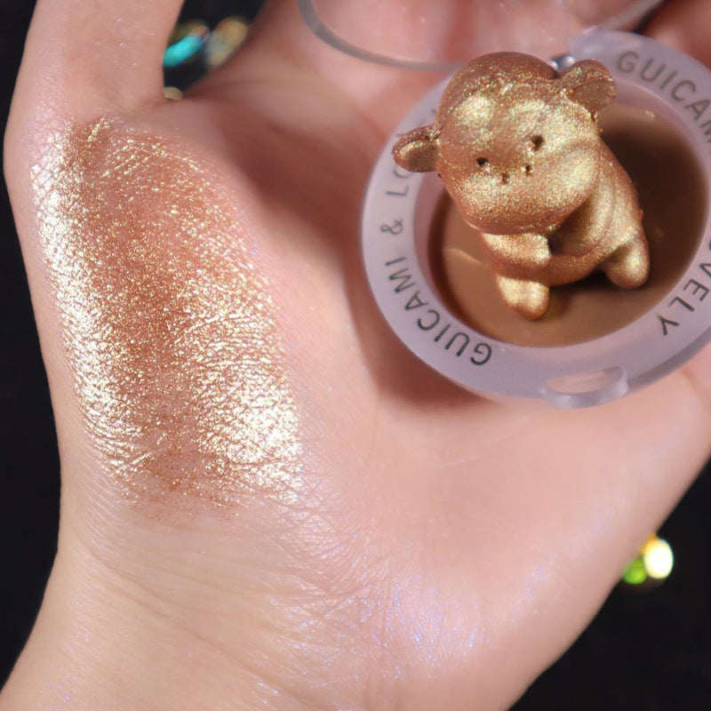 Glitter Highlighter Holographic Makeup Cute Animals Palette Shimmer and Shine Bronzer Highlight Eyeshadow Cosmetics Illuminatorl Glitter Highlighter Holographic Makeup Cute Animals Palette Shimmer and Shine Bronzer Highlight Eyeshadow Cosmetics Illuminatorl