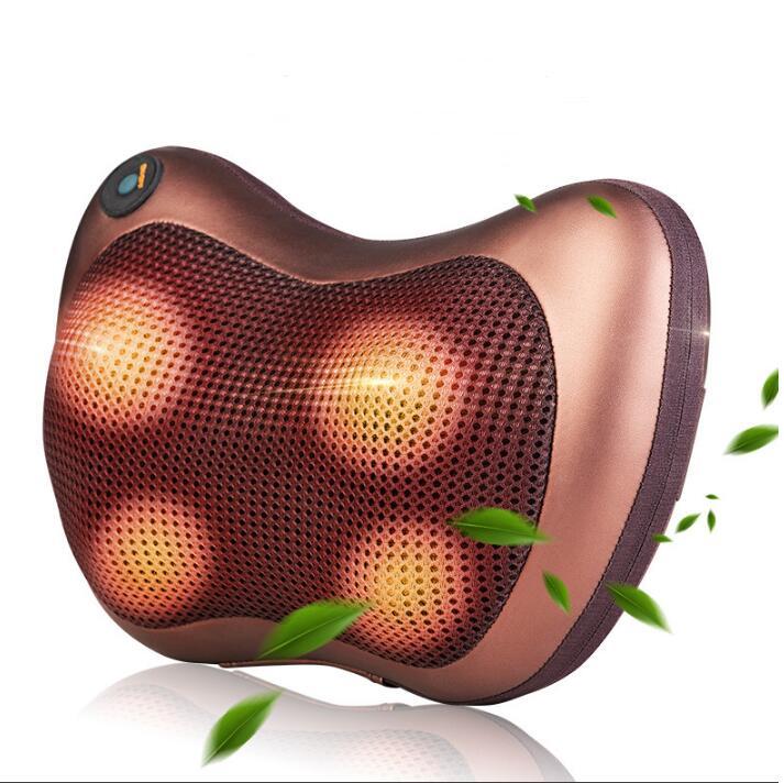 Electric Infrared Heating Kneading Neck Shoulder Back Body Spa Massage Pillow Car Chair Shiatsu Massager Masaj Device Electric Infrared Heating Kneading Neck Shoulder Back Body Spa Massage Pillow Car Chair Shiatsu Massager Masaj Device