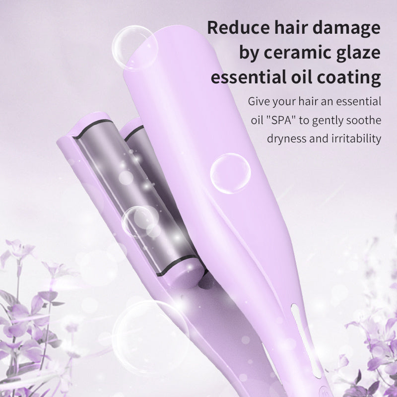 Romantic French Egg Curling Iron, Egg-Roll Hairstyle Water Ripple V-Shaped, Fast Heating, Adjustable Temperature, Hair Curler Crimper Styling Tools & Appliances With Multifunctions Romantic French Egg Curling Iron, Egg-Roll Hairstyle Water Ripple V-Shaped, Fast Heating, Adjustable Temperature, Hair Curler Crimper Styling Tools & Appliances With Multifunctions