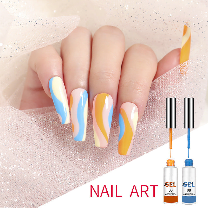 Manicure Drawing Phototherapy Painted Glue 3D Spray Paint Gel 12 Color Set Box Manicure Drawing Phototherapy Painted Glue 3D Spray Paint Gel 12 Color Set Box