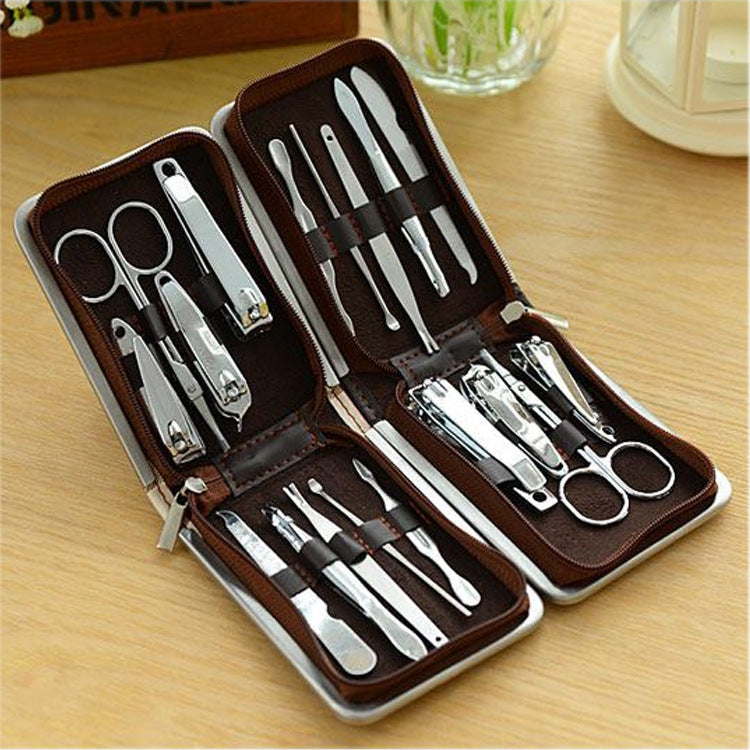 Manufacturers spot nail clippers nail clippers Manicure manicure tools 9 piece gift set customized advertising LOGO Manufacturers spot nail clippers nail clippers Manicure manicure tools 9 piece gift set customized advertising LOGO