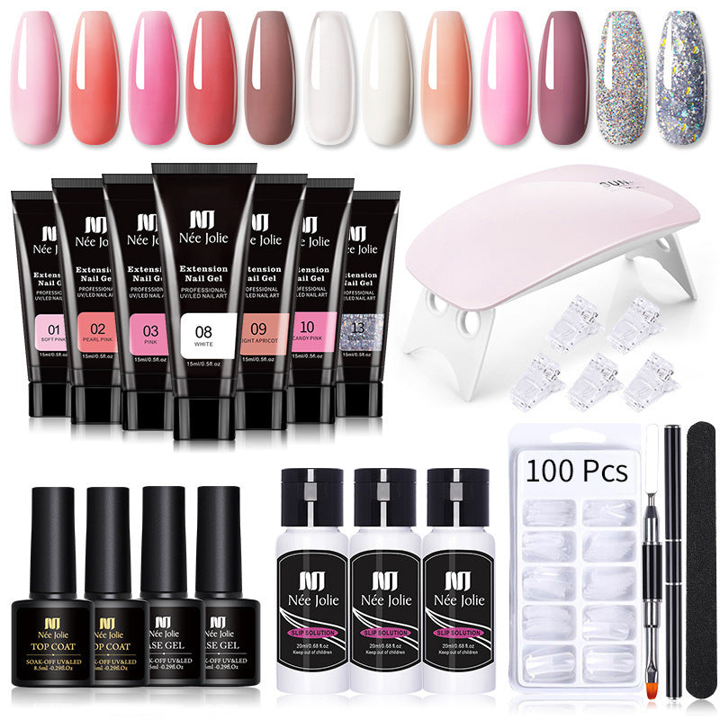 Popular 15ml Crystal Extended Glue Free Paper Cups Quick-drying Long-lasting Extended Glue Set Manicure Extended Glue Popular 15ml Crystal Extended Glue Free Paper Cups Quick-drying Long-lasting Extended Glue Set Manicure Extended Glue