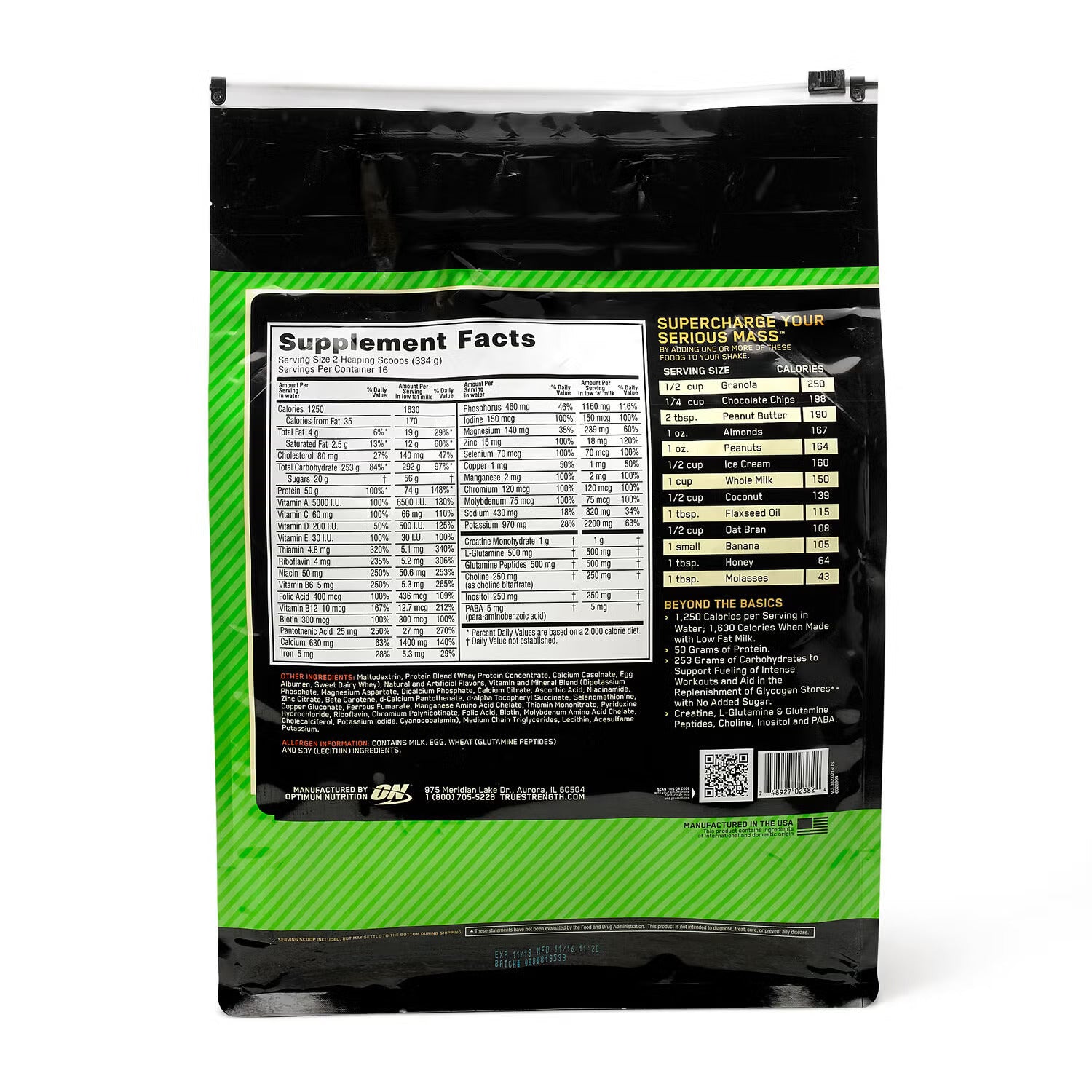 Serious Mass - Vanilla (16 Servings) Serious Mass - Vanilla (16 Servings)