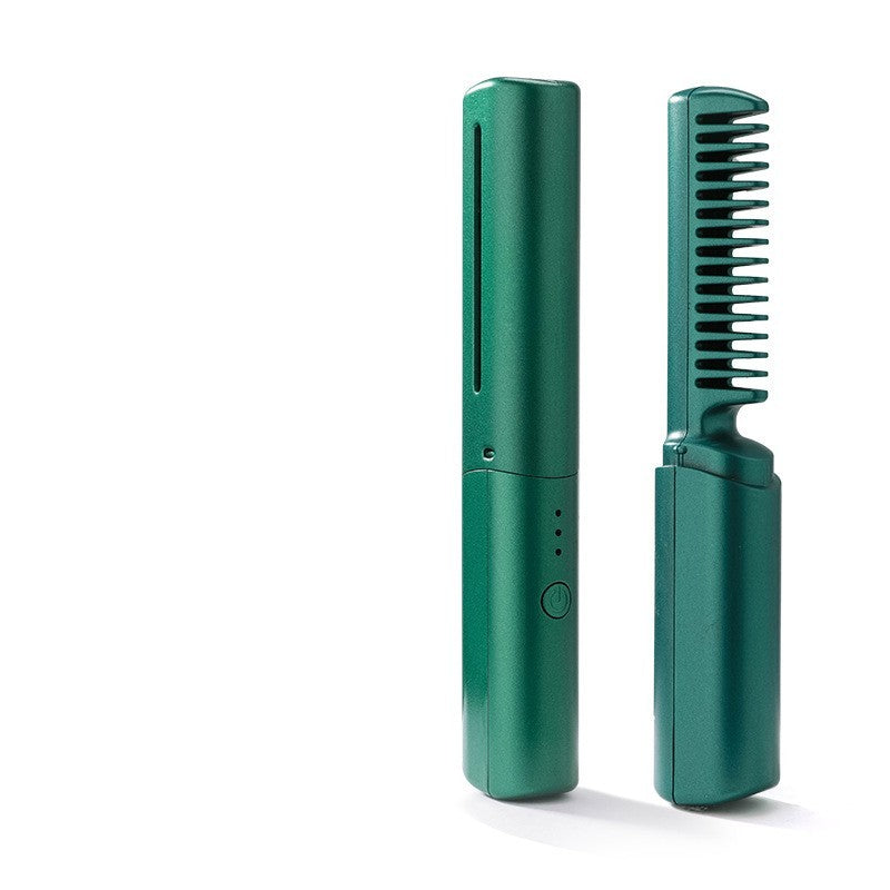 Professional Wireless Hair Straightener Curler Comb Fast Heating Negative Ion Straightening Curling Brush Hair Styling Tools Professional Wireless Hair Straightener Curler Comb Fast Heating Negative Ion Straightening Curling Brush Hair Styling Tools