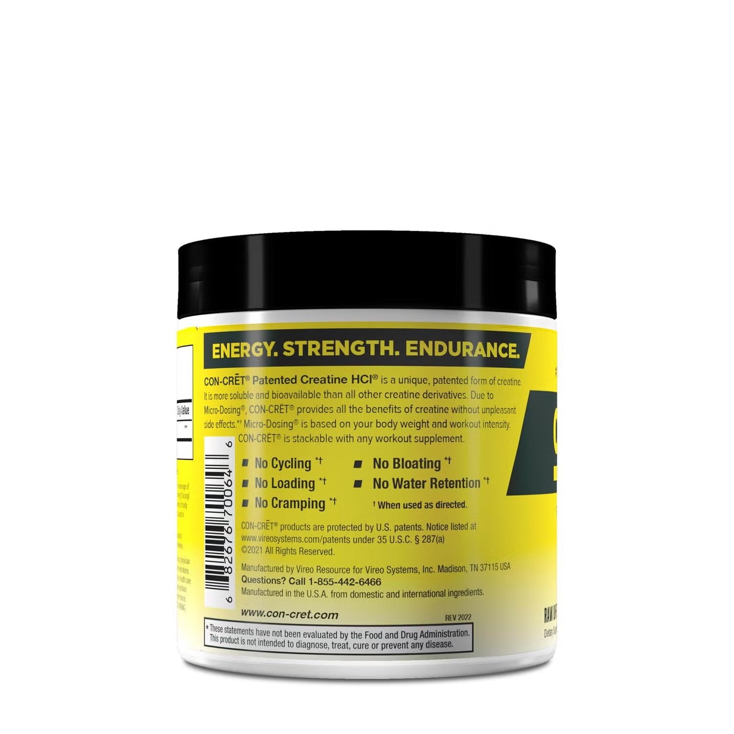 Patented Creatine HCl® Powder - Lemon Lime(64 Servings) Patented Creatine HCl® Powder - Lemon Lime(64 Servings)