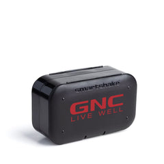 Pillbox Organizer, Black - 2 Pack