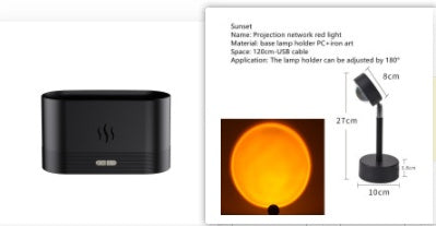 Aroma Diffuser With Flame Light Mist Humidifier Aromatherapy Diffuser With Waterless Auto-Off Protection For Spa Home Yoga Office Aroma Diffuser With Flame Light Mist Humidifier Aromatherapy Diffuser With Waterless Auto-Off Protection For Spa Home Yoga Office