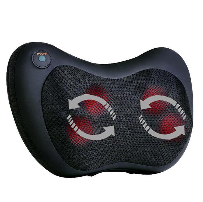 Electric Infrared Heating Kneading Neck Shoulder Back Body Spa Massage Pillow Car Chair Shiatsu Massager Masaj Device Electric Infrared Heating Kneading Neck Shoulder Back Body Spa Massage Pillow Car Chair Shiatsu Massager Masaj Device