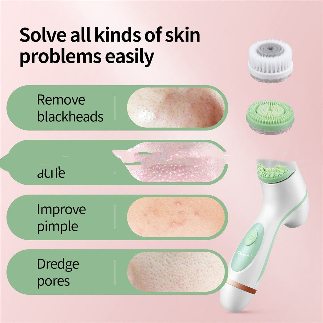 3-in-1 Multifunctional Silicone Face Neck Eye And Other Skin SPA Cleaning Massage Makeup Remover Facial Cleansing Instrument MR443 3-in-1 Multifunctional Silicone Face Neck Eye And Other Skin SPA Cleaning Massage Makeup Remover Facial Cleansing Instrument MR443