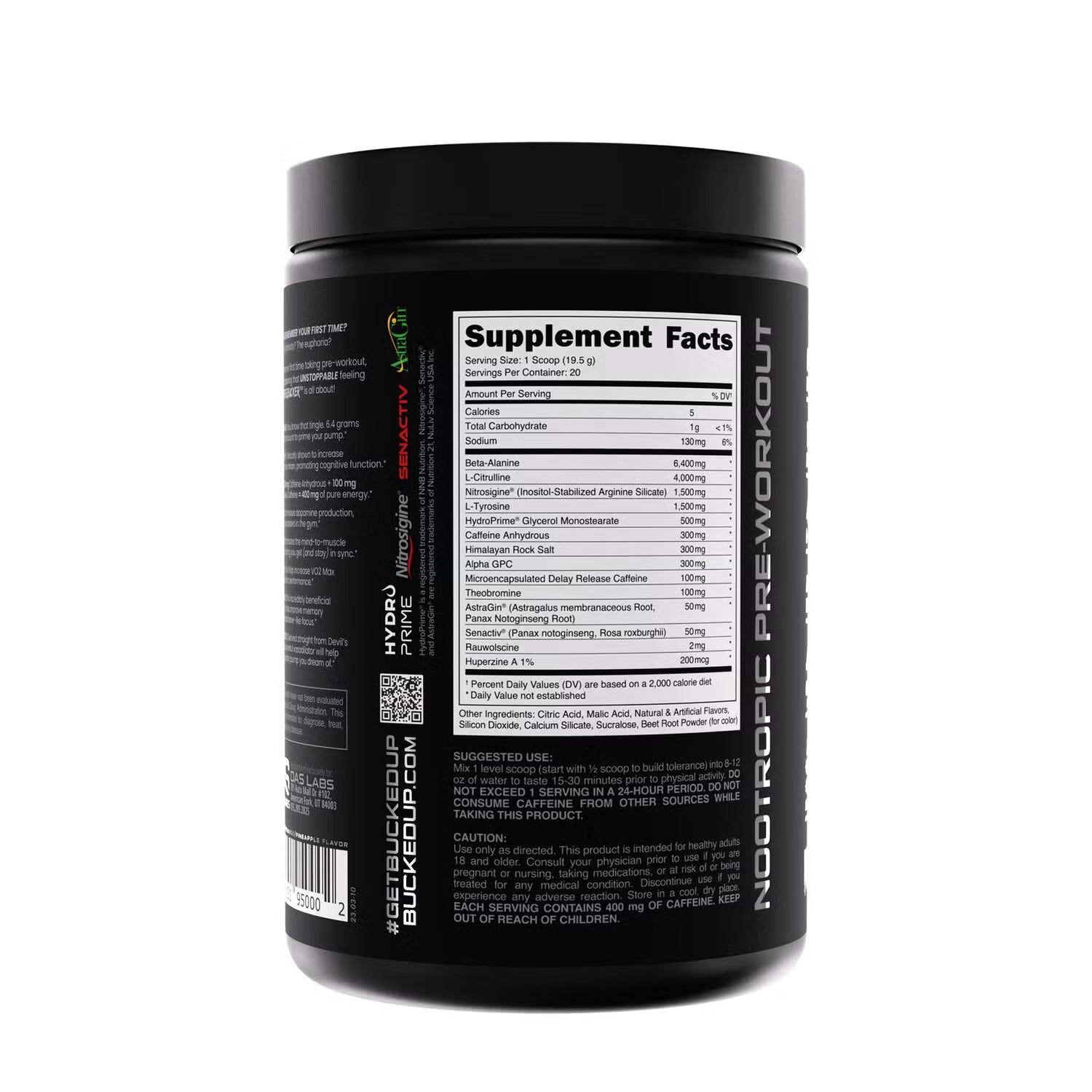 Mother Bucker™ Nootropic Pre-Workout - Miami (20 Servings) Mother Bucker™ Nootropic Pre-Workout - Miami (20 Servings)