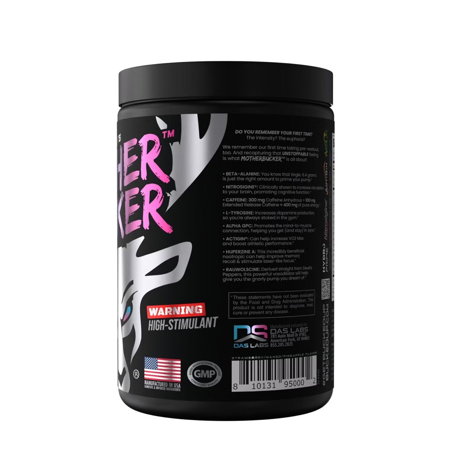 Mother Bucker™ Nootropic Pre-Workout - Miami (20 Servings) Mother Bucker™ Nootropic Pre-Workout - Miami (20 Servings)