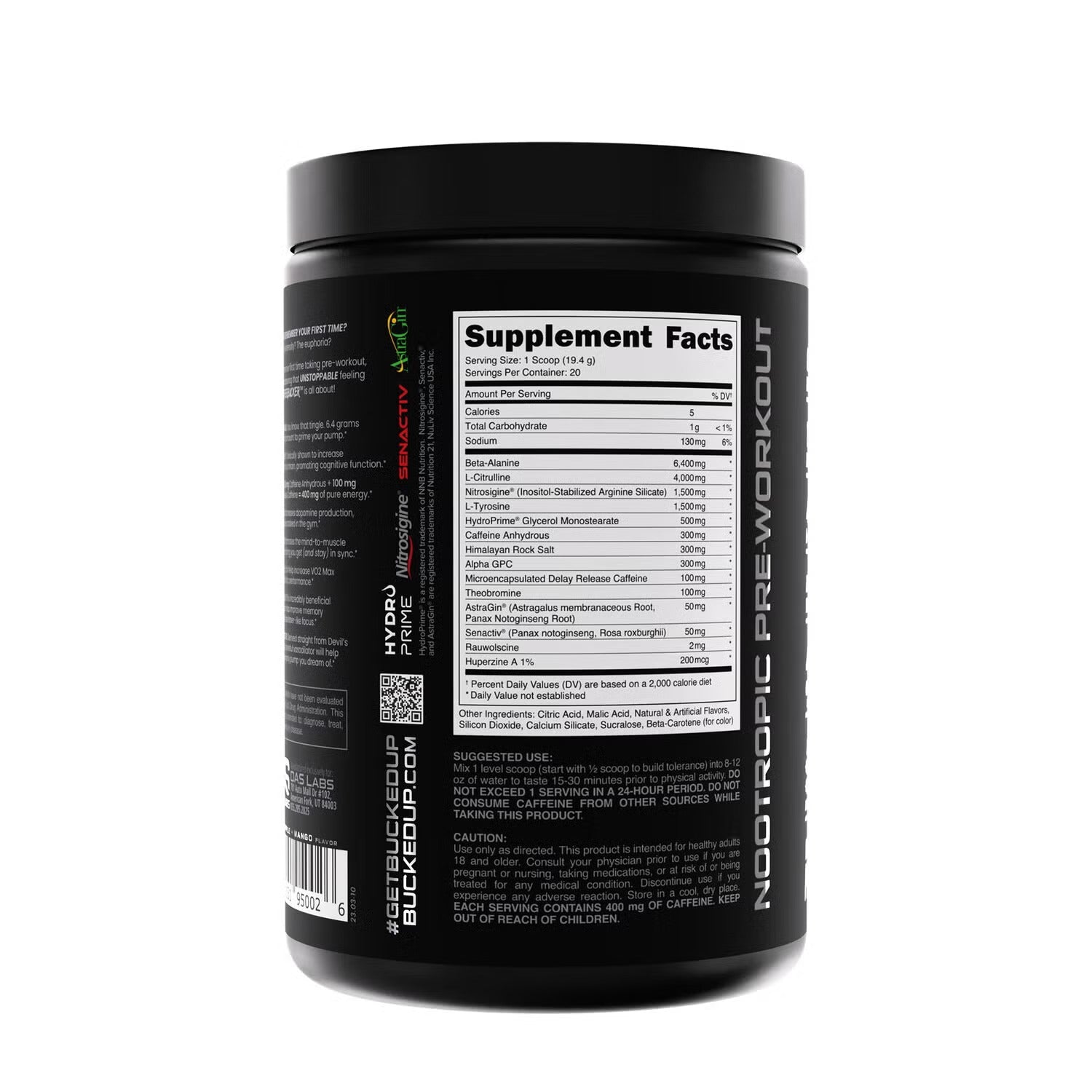 Mother Bucker™ Nootropic Pre-Workout - Musclehead Mango (20 Servings) Mother Bucker™ Nootropic Pre-Workout - Musclehead Mango (20 Servings)