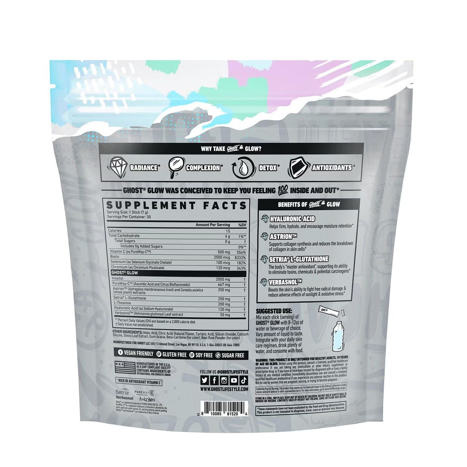 GLOW Beauty x Detox* On The Go Sticks - Mango Margarita - 0.25 oz. (30 Servings) GLOW Beauty x Detox* On The Go Sticks - Mango Margarita - 0.25 oz. (30 Servings)