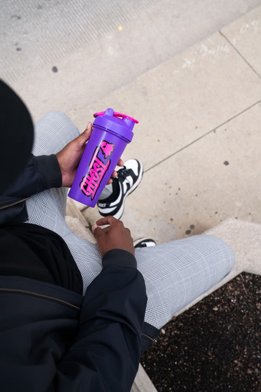 Logo Shaker Cup - Purple Pink Galaxy Shaker - 28 oz Logo Shaker Cup - Purple Pink Galaxy Shaker - 28 oz