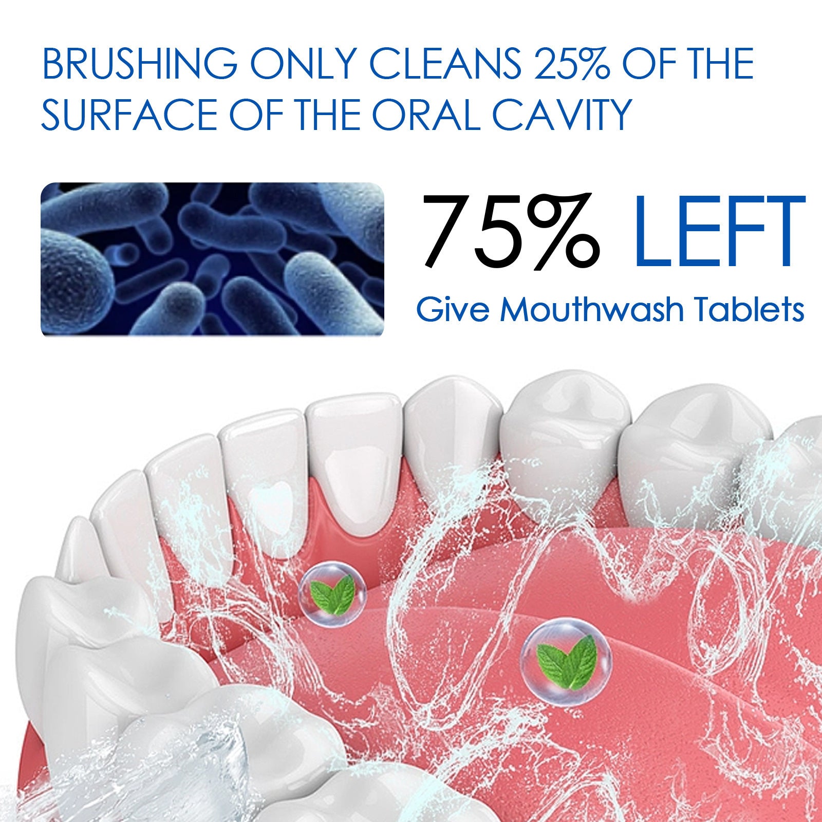 Bad Breath Tooth Stain Cleaning Teeth Oral Care Concentrated Mouthwash Pieces Bad Breath Tooth Stain Cleaning Teeth Oral Care Concentrated Mouthwash Pieces