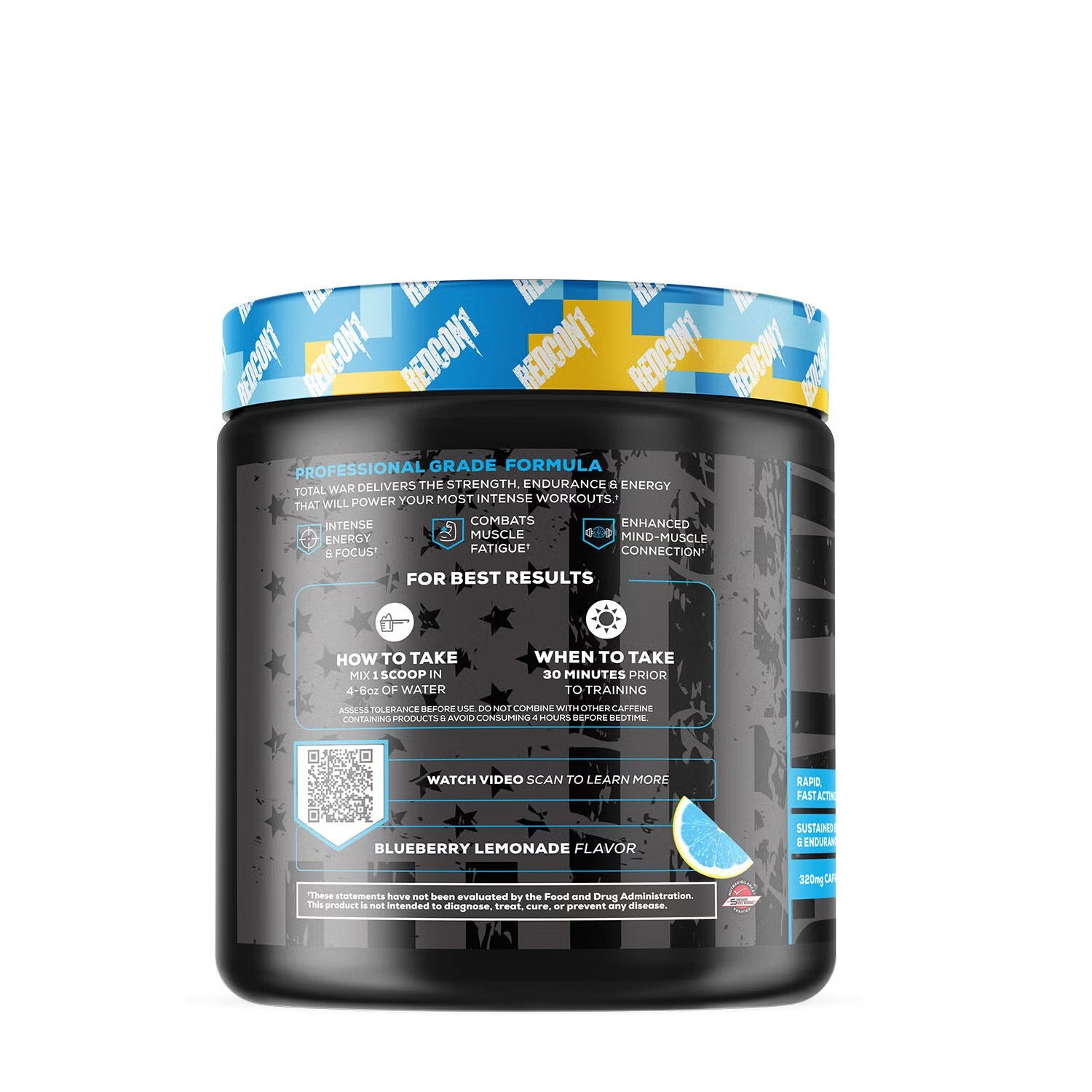 Total War® Pre Workout - Blue Lemonade (30 Servings) Total War® Pre Workout - Blue Lemonade (30 Servings)