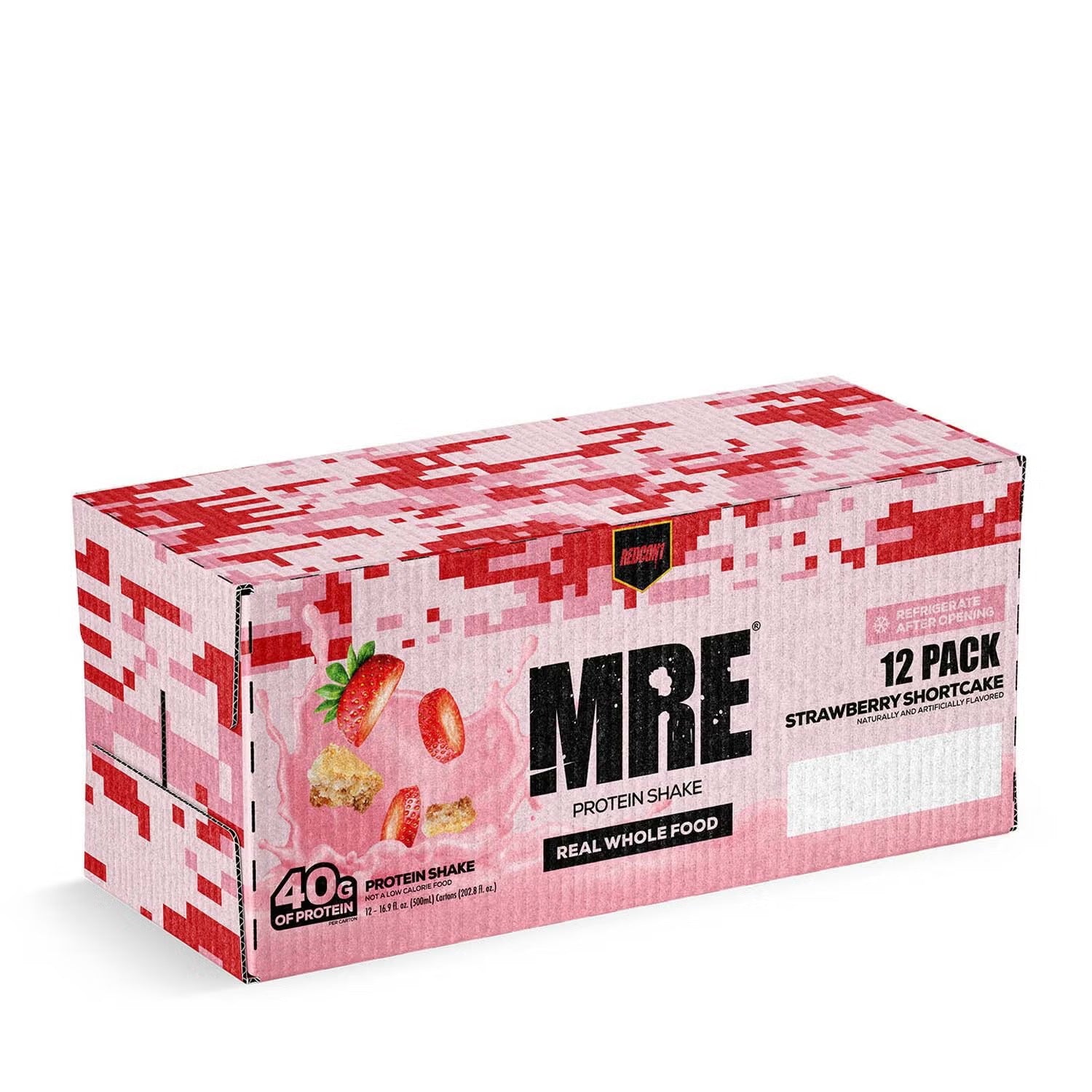 MRE® Protein Shake RTD - Strawberry Shortcake - 16.9oz. (12 Bottles) MRE® Protein Shake RTD - Strawberry Shortcake - 16.9oz. (12 Bottles)