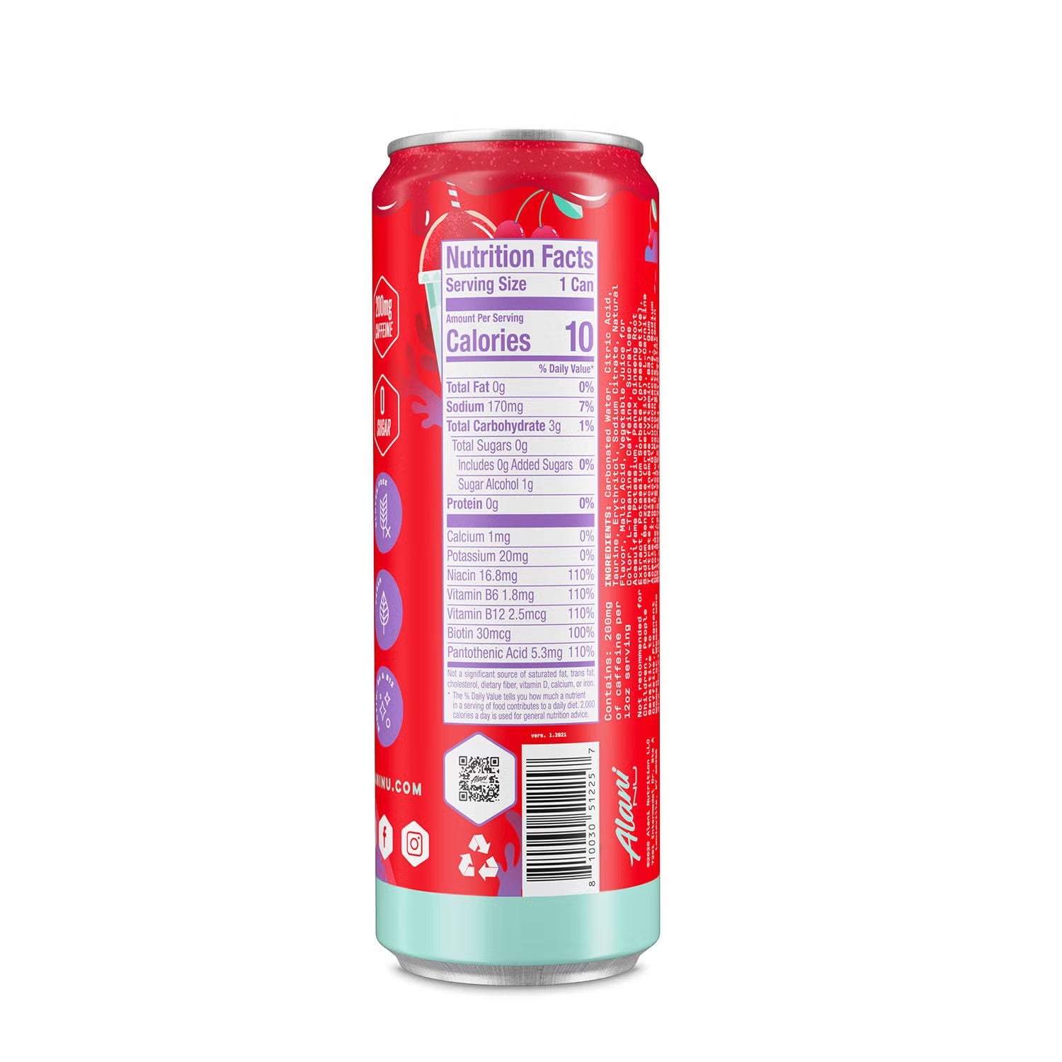 Energy Drink - Cherry Slush™ - 12oz. (12 Cans) Energy Drink - Cherry Slush™ - 12oz. (12 Cans)