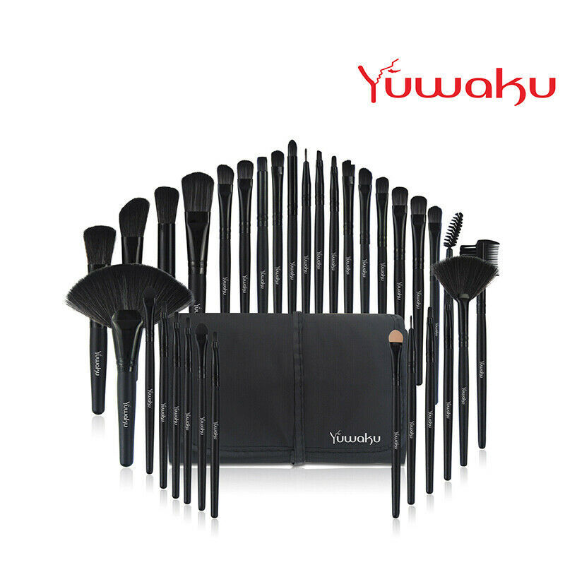32Pcs Makeup Brushes Pouch Set Blending Powder Puff Professional Cosmetics Tools 32Pcs Makeup Brushes Pouch Set Blending Powder Puff Professional Cosmetics Tools