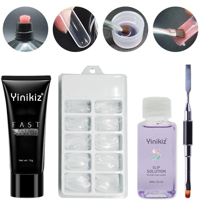 Poly Extension Nail Gel Set 15ml 12 Colors White Clear Crystal UV Builder Gel Poly Extension Nail Gel Set 15ml 12 Colors White Clear Crystal UV Builder Gel