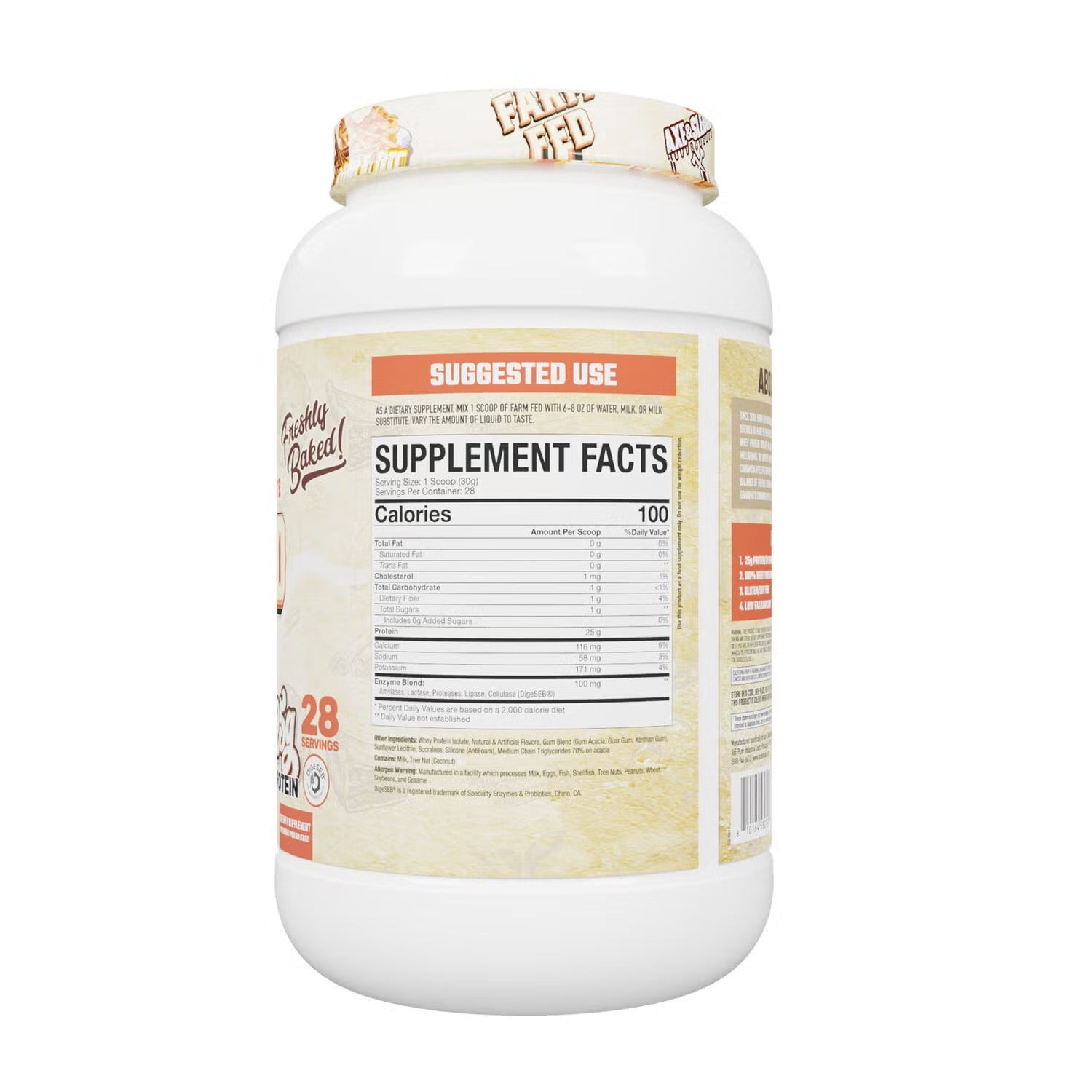 Farm Fed Protein - Cinnamon Apple Pie (28 Servings) Farm Fed Protein - Cinnamon Apple Pie (28 Servings)