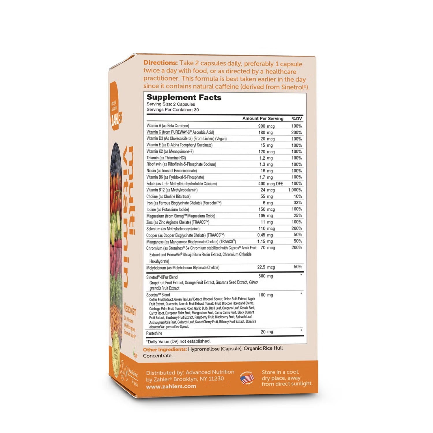 Multi Vitamin + Weight Management Support with Sinetrol™ - 60 Capsules (30 Servings) Multi Vitamin + Weight Management Support with Sinetrol™ - 60 Capsules (30 Servings)