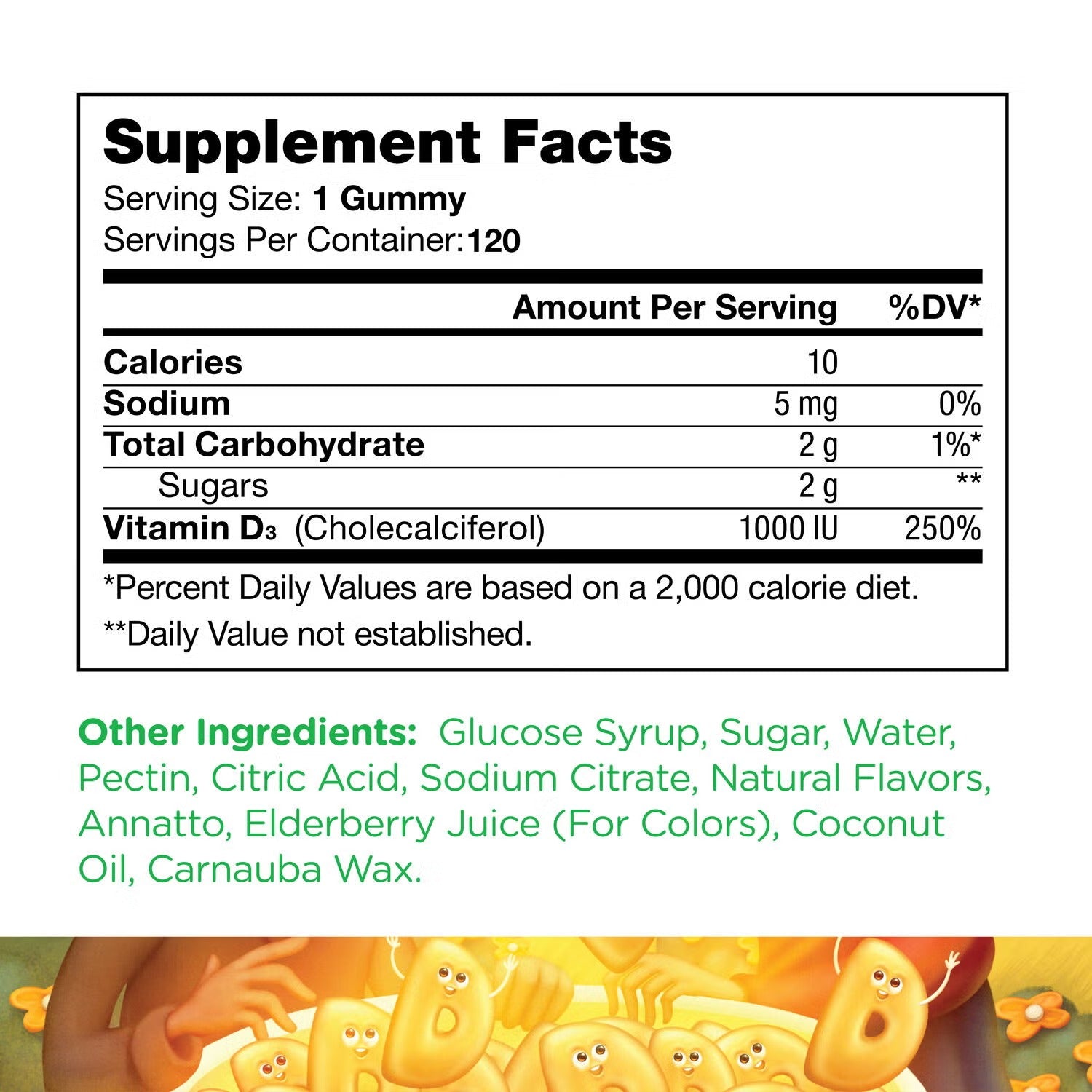 Chapter One™ D Is For D3 - 120 Gummies (120 Servings) Chapter One™ D Is For D3 - 120 Gummies (120 Servings)