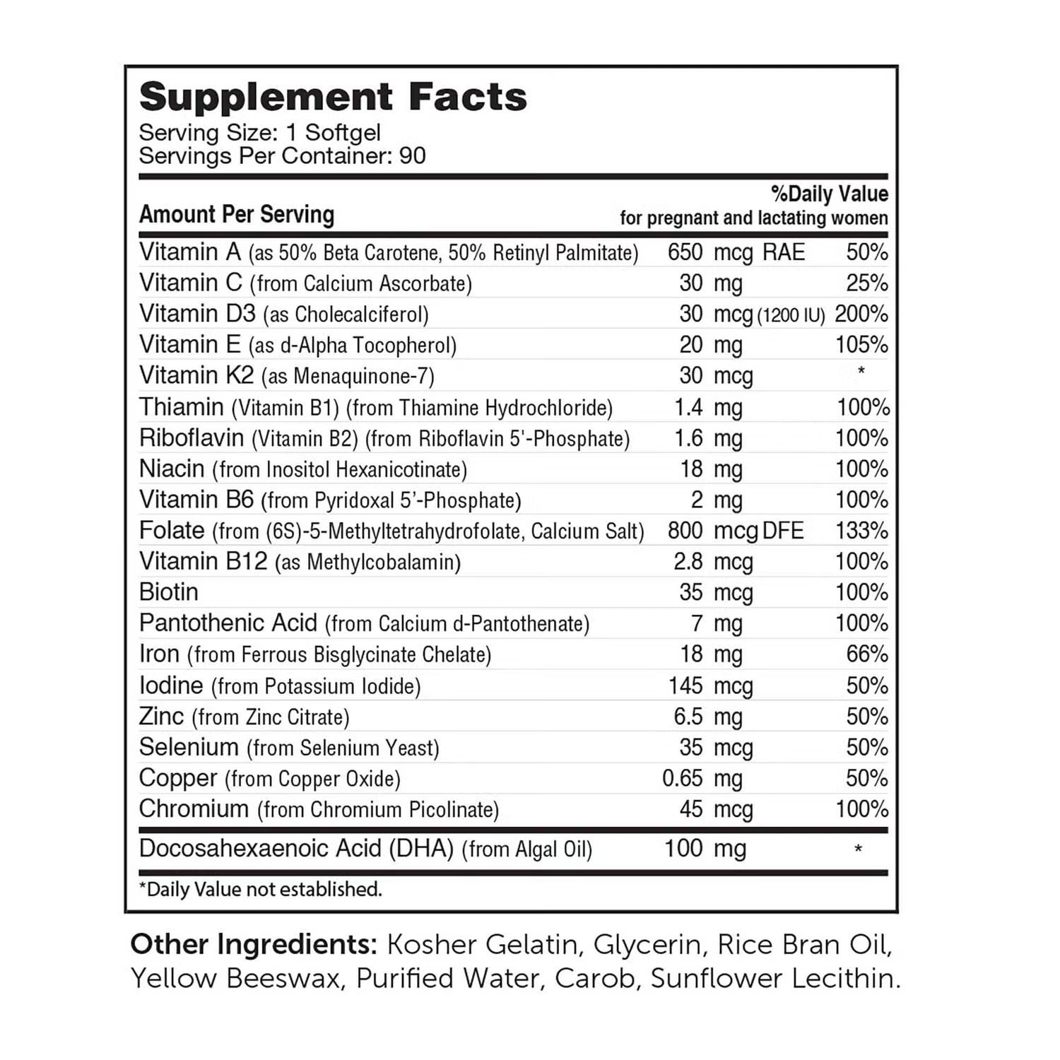 Mighty Mini Prenatal DHA - 90 Softgels (90 Servings) Mighty Mini Prenatal DHA - 90 Softgels (90 Servings)